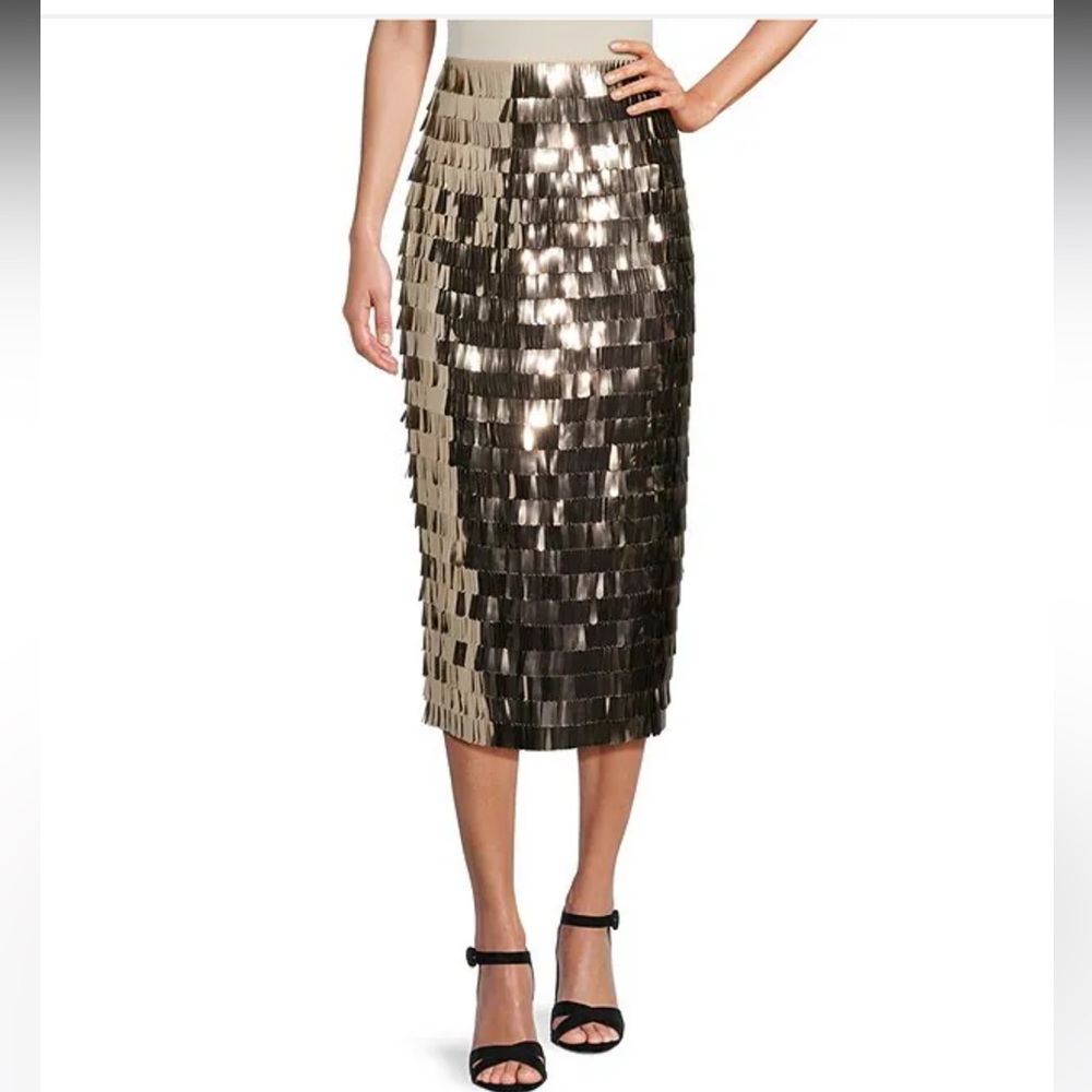 NWT ANTONIO MELANI Mikayla Coordinating Sequin Pencil Skirt